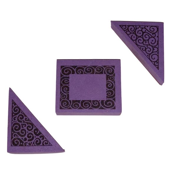 🎯 10 for $10 / 3 Used Scrapbooking Foam Stamps - Picture 1 of 7